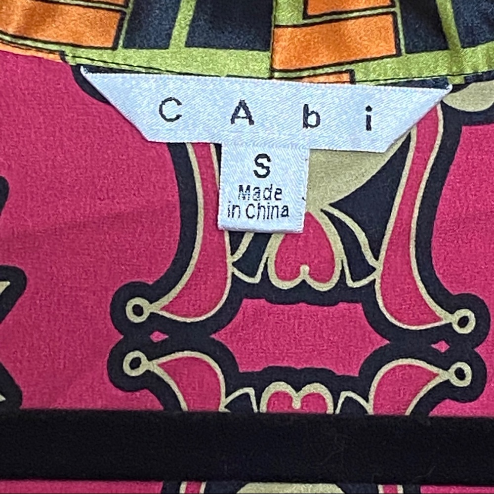 Cabi Silk Kimono Top Boho Tunic Small - Picture 6 of 8